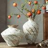 Jingdezhen Wabi-Sabi Keramikvase für Trockenblumen - Retro-Stil für Wohnzimmer oder Esstisch