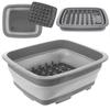 Foldable Silicone Dish Drainer 37x31.5x14.5 Cm