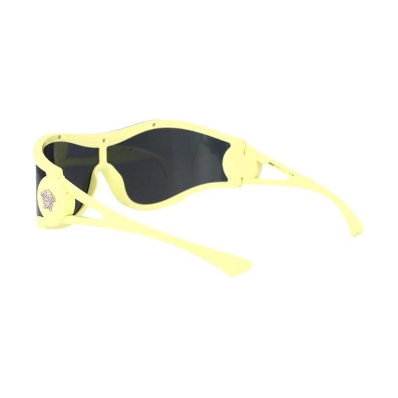 Versace Brand Logo Acetate Irregular Sunglasses Women's Yellow 27644046 0VE4475548687-Yellow 42(mm)