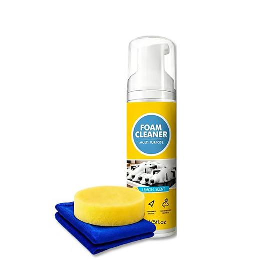 Powerful & Multipurpose Car Interior Foam Cleaner, All-Purpose Rinse-Free Foam Cleaner, Effective Car Interior Cleaner, 2-in-1 Removal  Kitchen 1 Set