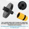 Kit Lavador de Chassi com O-Ring para Carros Caminhões SUV Limpa Eficientemente Cavas de Roda Parte Inferior Removedor de Areia e Sujeira Ferramentas Conexão Rápida Carro