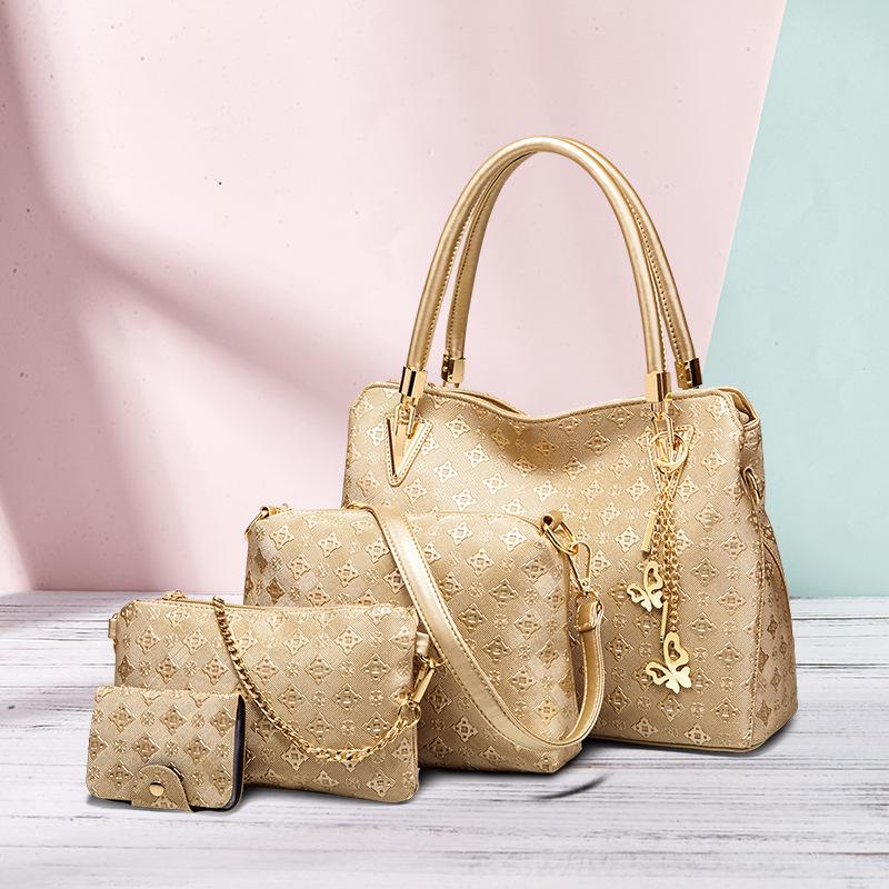 Fashionable One Shoulder Oblique Straddle Portable Simple Handbag Package Women's Bag