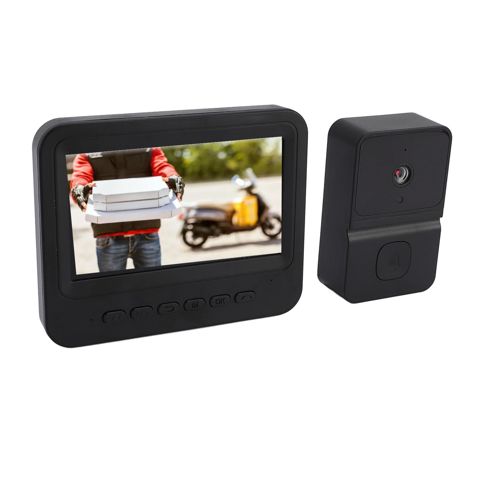 

Видеодомофон с экраном 4,3 дюйма, 1080P, приложение для дверного звонка, 2-сторонняя голосовая связь, IP66, наружная