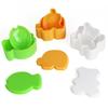 3Pcs Cartoon Shape Rice Ball Set Sushi Roll Sushi Mold Rice Ball Bento Press Mold Diy Tools Kitchen Accessories