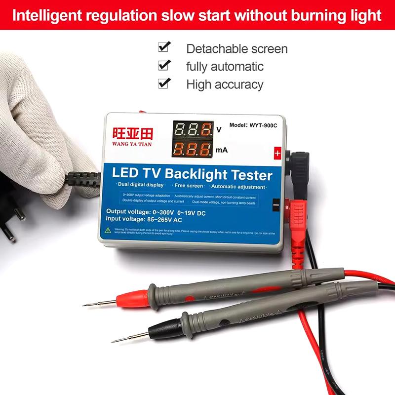 Eu/Us Plug Led Tester 0-300V Output Led Tv Backlight Tester Led Strips Beads Bar Light Lamp Test Tool Measurement Instruments