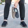 Plus Size Men'S Casual Canvas Shoes Lightweight  Soft Soled Men Driving Shoes Boat Shoes