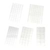 100Pcs Clear Sticky Tape Stickers Double-Side Adhesive Dot Stickers Sticky Putty for Wood Glass Metal Plastic