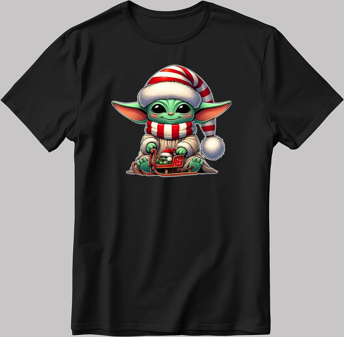 Star Wars Baby Yoda Merry Christmas Men s / Women s T Shirt KA309 XL