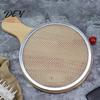 Home Baking Accessories Aluminum Alloy Pizza Screen, Non Stick Mesh Pan, Making Supplies Round Crisper Tray for Oven Kitchen Restaurant Pan