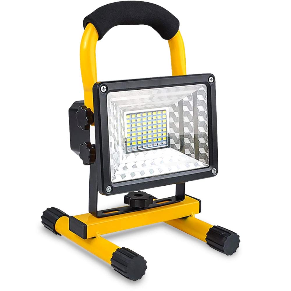 

Перезаряжаемый светодиодный прожектор 150 Вт, Портативный рабочий свет, Аварийный свет, Подсветка для вывесок, Рыболовный свет, Палаточный свет, 14400 мАч, Дневной белый, Красный и синий