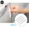 Car Door Protector Guard Strip Scratch Protector Car Rubber Bumper Stickers Auto Door Edge Protection Car Decoration 4Pcs/set