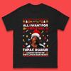 Tupac Shakur Christmas Mens T-Shirt Womens Tops Tees