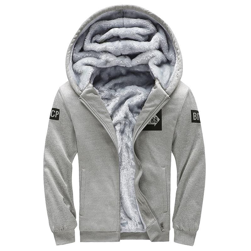 Men's Fleece-Lined Sports Set: Jacket & Long Pants, Plus Size M-8XL, Autumn/Winter.