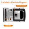 1 Set RV Roof Air Conditioner Gasket Kit EVA Self Adhesive RV Roof Air Conditioning Picture Frame Gasket Leveling Pads Waterproof Seal Insulation Kit