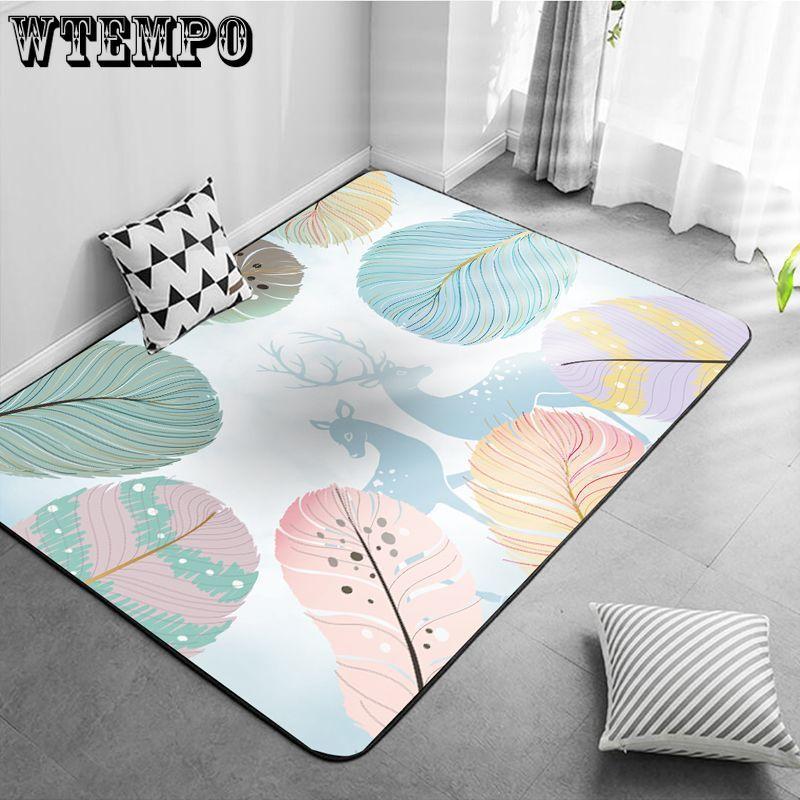 Nordic Carpet Mat Modern Simple Living Room Sofa Tea Table Bedroom Bedside Carpet