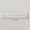 3D ABS Car Letters Logo 3.0TDI 4.2TDI Trunk Badge Sticker Emblem For 4HGFC A4 S4 RS4 A5 S5 RS5 A6 S6 RS6 A7 S7 RS7 Q7 Q8 SQ7 SQ8
