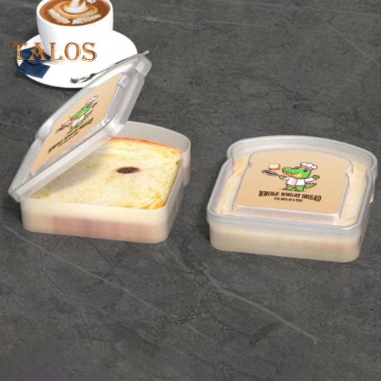 Przezroczyste pudełko na chleb Food Grade, niezawierające BPA, lekkie, przenośne pudełko na kanapki wielokrotnego użytku