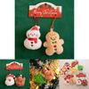 Christmas Santa Plush Toy With Star Tree Design For Holiday Gift Decor