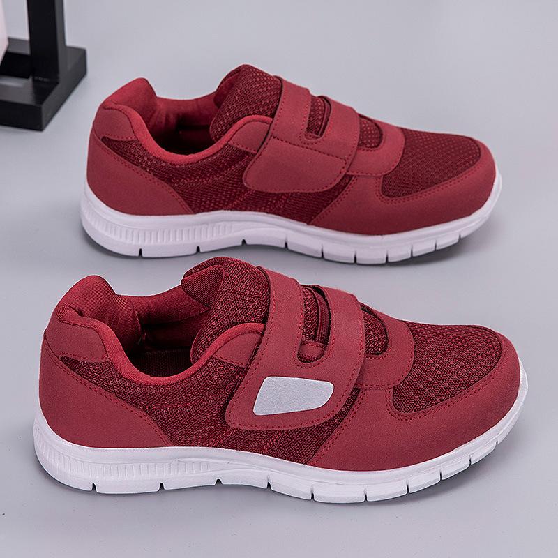 

Spring and Autumn Elderly Shoes Women s Shoes Mom Shoes Wide Large Size Men s Shoes Big Foot Bone Feet Fat Instep High Middle-aged and Elderly Walking 36