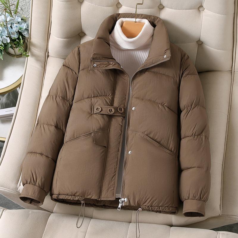 Women's cotton-padded clothes, autumn and winter short thin and warm casual cotton-padded jackets, small bread clothes, and jackets are trendy.
