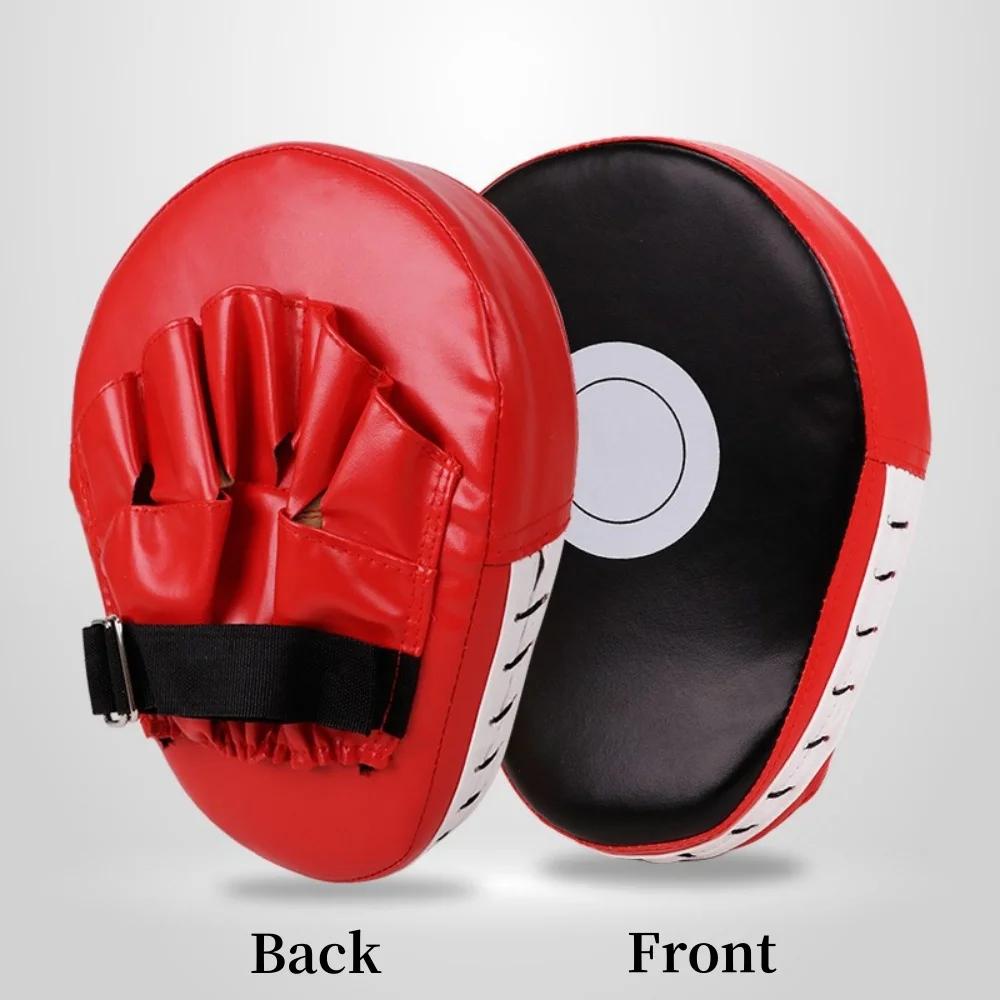 1/2PCS PU Boxing Hand Target Wear Resistant 5-Finger Hand Target Punching Mitts Boxing Focus Pads for Boxing MMA Muay Thai