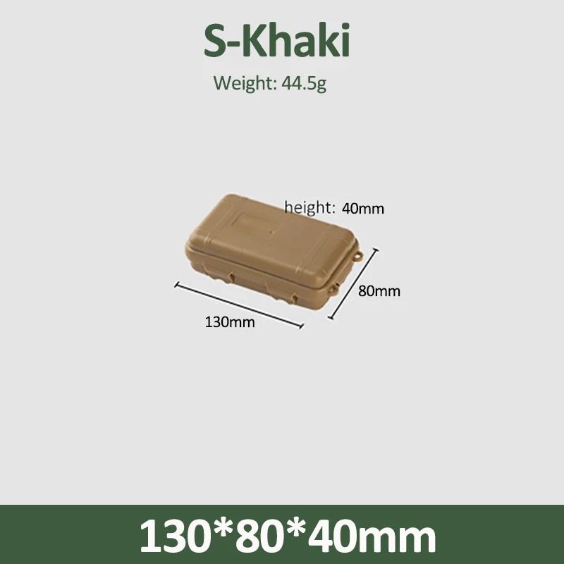 EDC-Werkzeugkasten, Outdoor-Camping-Überlebensset, stoßfester, wasserdichter Koffer, versiegelte Box, Aufbewahrungsbox für Outdoor-Überlebenssets, Angeltasche