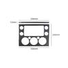 Carbon Fiber Interior Climate Console Cover Trim For Toyota FJ Cruiser 2007-14