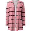 GMXIA Autumn Women's Print Cardigan Long-sleeved Casual Coat