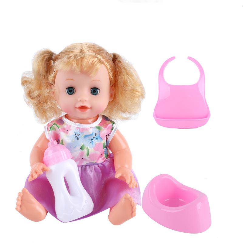 Fat Boy Baby Doll Simulation Playing House Talking Girl Princess Dress Up Blinking Children's Toys New Year's Goods