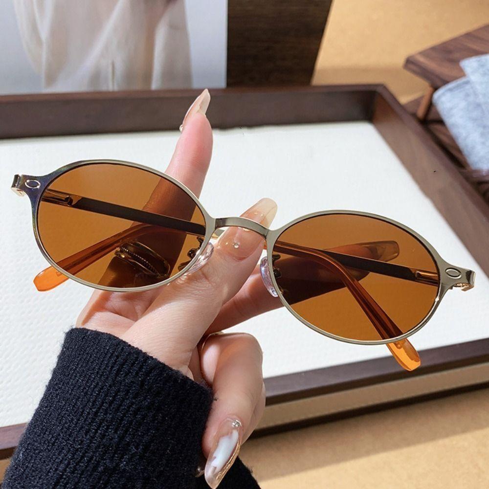 New Oval Eyeglasses Retro Shades Glasses Designer Oval Sun Glasses  Summer