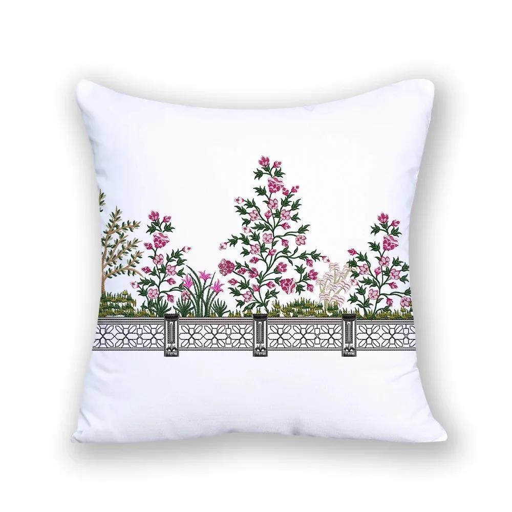 

Наволочка на подушку Тропические листья Простой домашний декор Скандинавская квадратная декоративная подушка Богемный стиль 66x66cm жёлтый