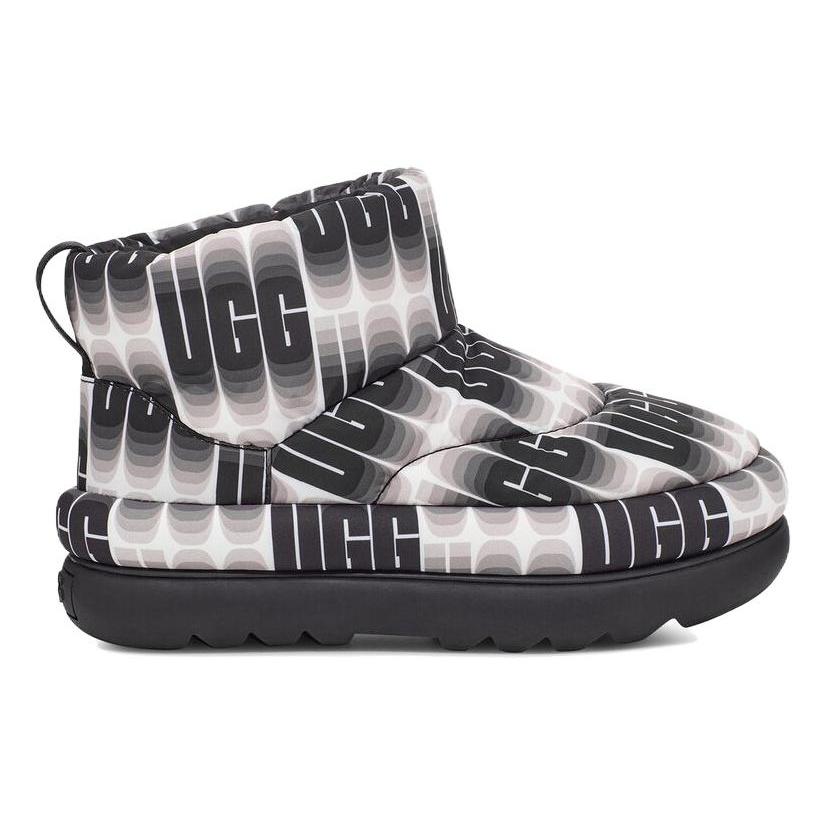 (WMNS) Stivale Mini UGG Classic Maxi Wavelength 'Bianco e Nero' Donna 1132915-BWHT