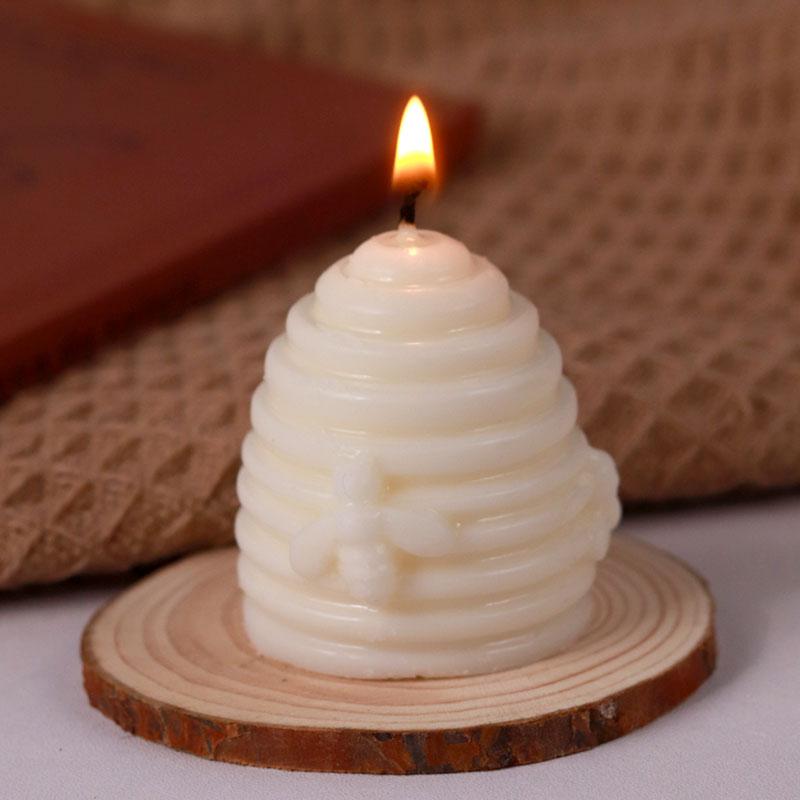DIY Creativity Honeycomb Silicone Candle Mold 3D Beehive Scented Candle Soap Molds Plaster Resin Baking Mould Home Art Decor