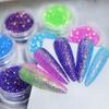 6 Boxes/set Super Shiny Mermaid Nail Glitter Powder Sequin Nail Art Decoration