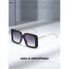 Colorful Sunglasses, Square Frame, Metal, for Men and Women, Suitable for Outdoor Driving