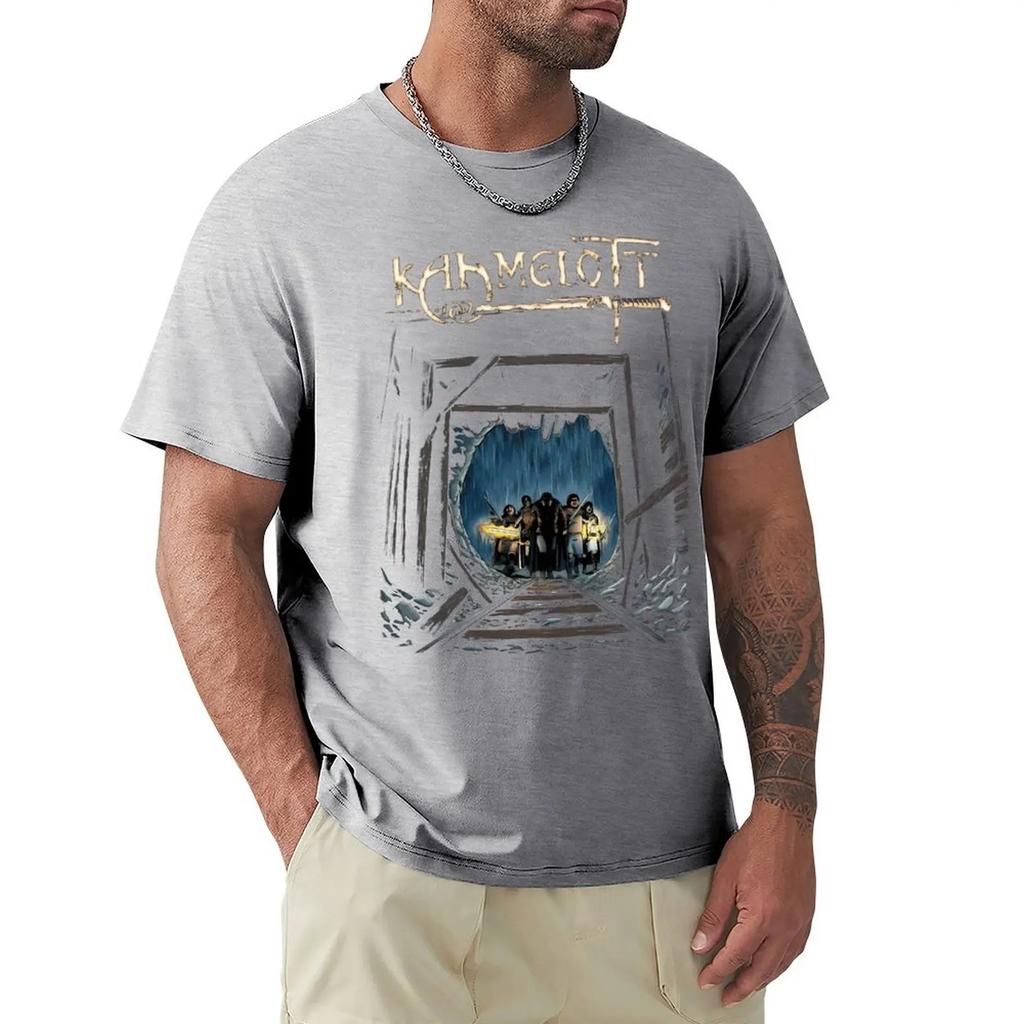 Lidu Kaamelott Vintage T-shirt Big Size Katoen Crewneck Custom Korte Mouw Mannen T-shirt