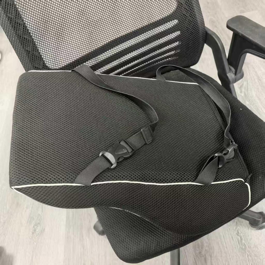 Ergonomiczna poduszka lędźwiowa z pianki memory do foteli samochodowych i biurowych