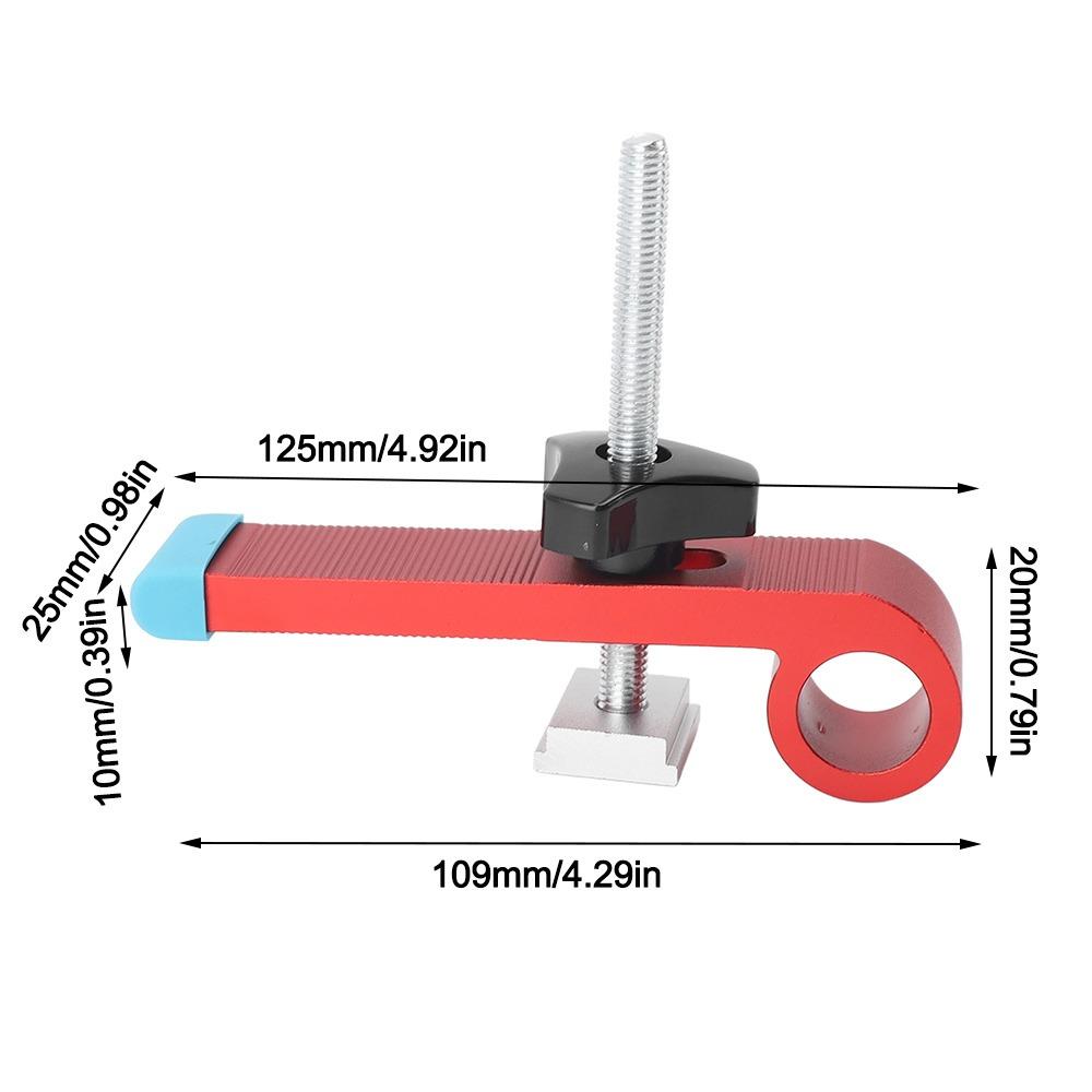 

Red T Track Clamp T Slots T Track Hold Down Clamps Accessories T Track Clamps Kit Workbench