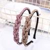 Simple Women Hair Accessories Rhinestone Crystal Fashion Headdress Head Hoop Headband Hair Band