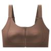 Zipper corset front buckle women's thin breasts, bras gather and close sub-breasts, anti-sagging bra