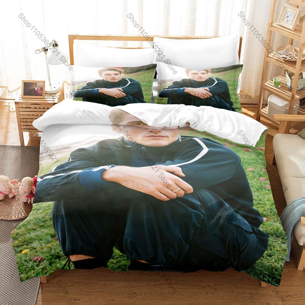 Jacob Elordi Duvet Cover + 2 Pillowcases Celebrity Actor Print Soft Bedding Set Bedroom Decor for Fans