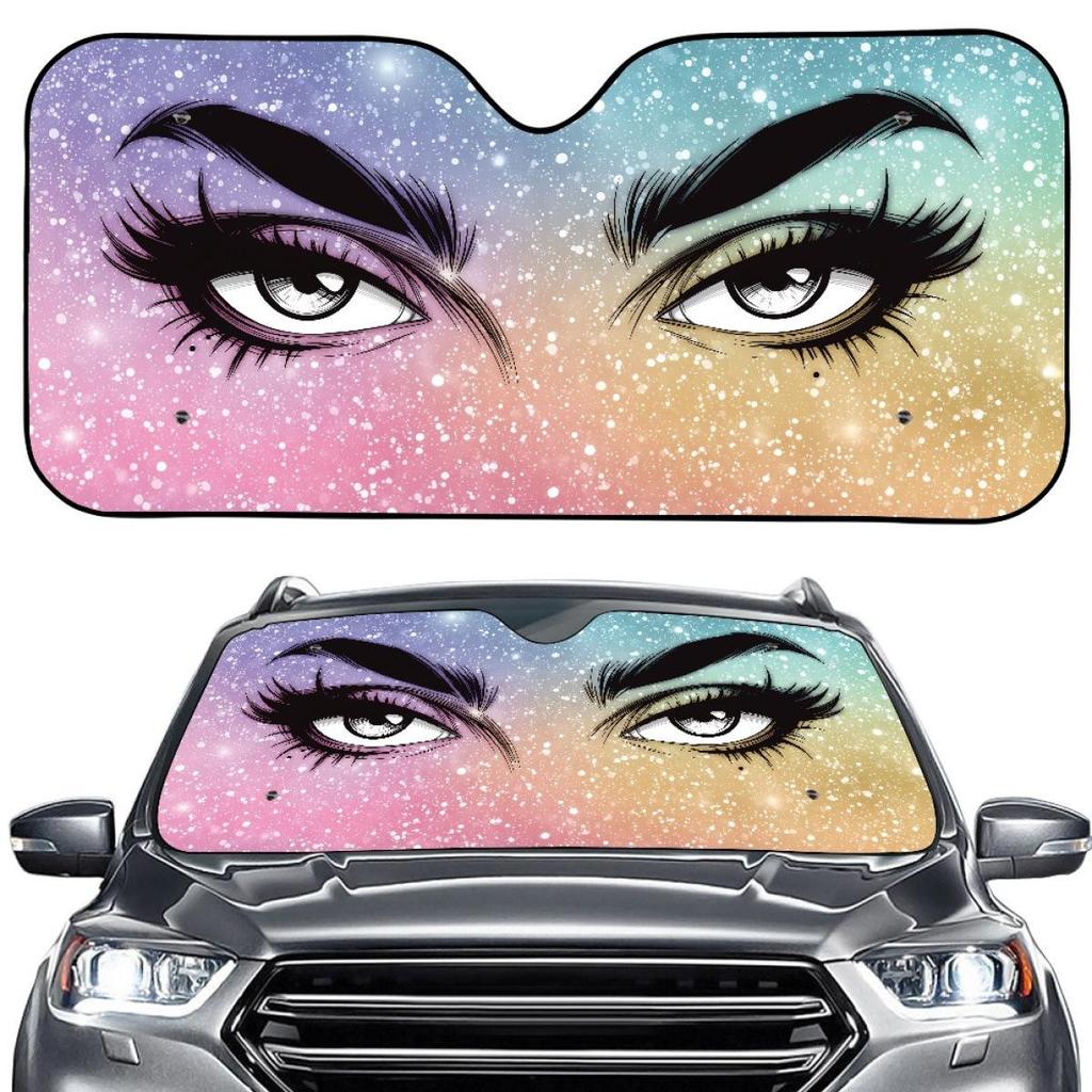 Universal Customizable One-Piece Car Windshield Sunshade