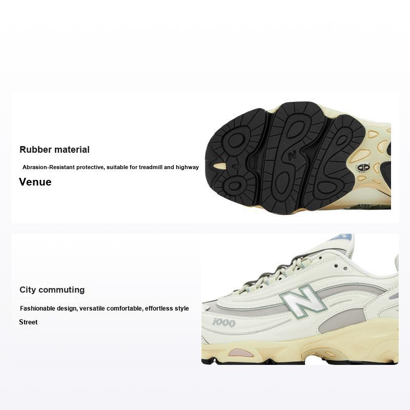 Мужские кроссовки New Balance 1000 Angora Moonrock кремовые с миндальным маслом M1000WA 37