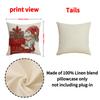 New Christmas Pillow Case Living Room Sofa Holiday Decoration Gnome Print Pillow Bedroom Bedside Pillow