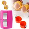 1Pcs New Egg Topper Shell Cutter Beater Raw Egg Cracker Separator Filter Egg Opener Yellow/Orange/Rose Red Kitchen Baking Tools