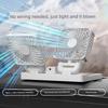 New Mini Fan Portable 5V Truck USB Universal Interface Dual-Head Solar-Powered Car Fan