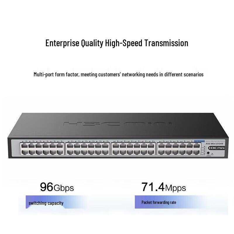 H3C S1248 MINI Series 48-Port Gigabit Unmanaged Switch