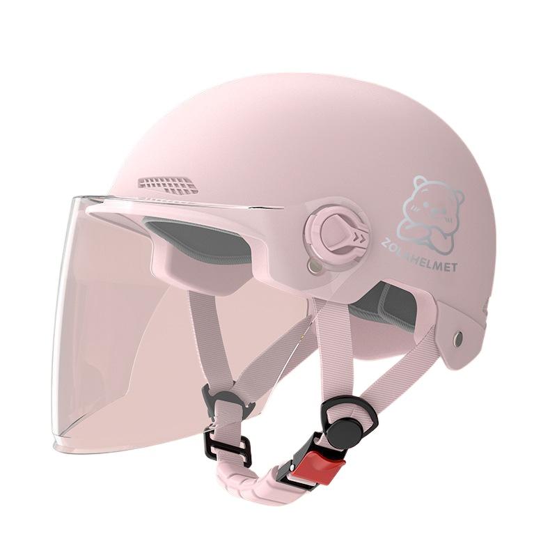 Helmet Electric Car Girl Cute Funny Lightweight Hair Hat Women's Helmet