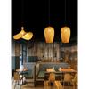 Bamboo Rattan Pendant Lamp: New Chinese & Japanese Style Zen Lighting for Tea Room & Dining, Antique Lantern Design.