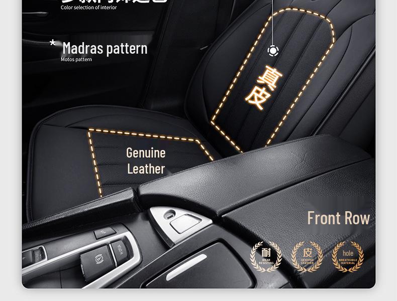 2020 Teramont X & Tiguan L Genuine Leather Seat Cushion for Tayron, T-Roc, and Magotan Models